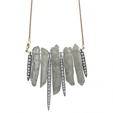 pade vavra grey quartz necklace