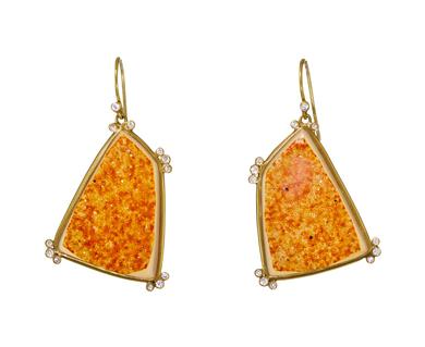 kothari elements drusy quartz earrings