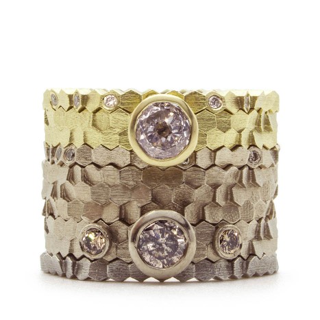 jo hayes ward stacking hex rings