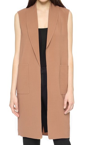 alexander wang long vest