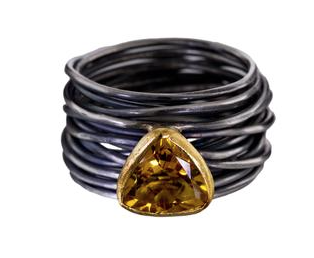 disa allsopp citrine spaghetti ring