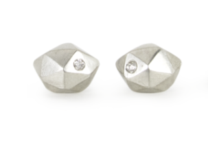 Cory Egan tiny fragment diamond studs