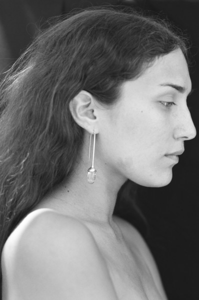 sophie buhai long quartz drop earrings