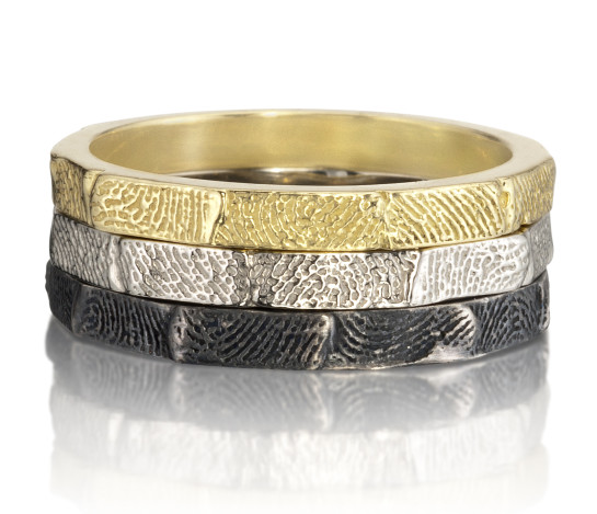 sarah graham fingerprint stacking rings