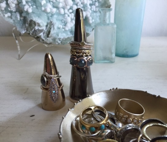 ring cones from upper metal class and west elm