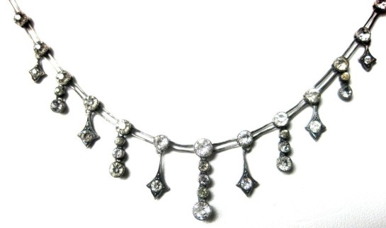 georgian paste choker via belfor antiques