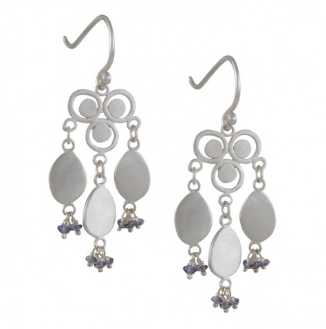 ananda khalsa oval filigree kyanite earrings