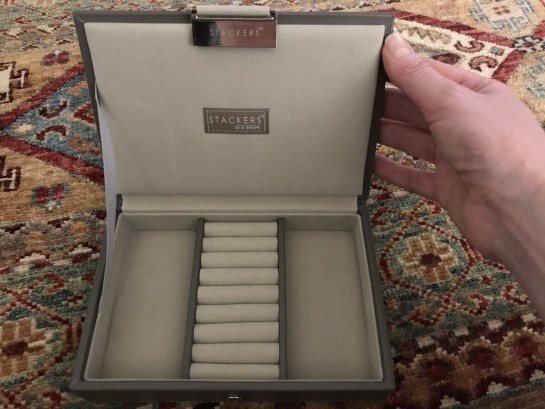 travel jewelry box from the container store